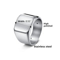 Custom Engraved Stainless Steel Ring