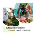 18 OZ Stainless Steel Wine Glasses