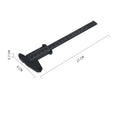 Plastic Double Scale Mini Plastic Vernier Caliper