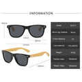 Bamboo Recycled Polycarbonate UV400 Sunglasses