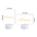 USB Charging Erasable Acrylic Glow-in-the-Dark Message Board