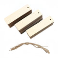 Wooden Rectangular Mini DIY Bookmarks