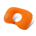 Press-To-Auto-Inflate Portable Travel Neck Support