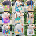 Holographic Clear PVC Tote Bag