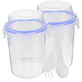 Capacity Airtight Overnight Oats Container With Lids