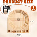 Wooden Party Cups Holders Organizer