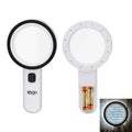 30X Handheld Magnifier With Led Light