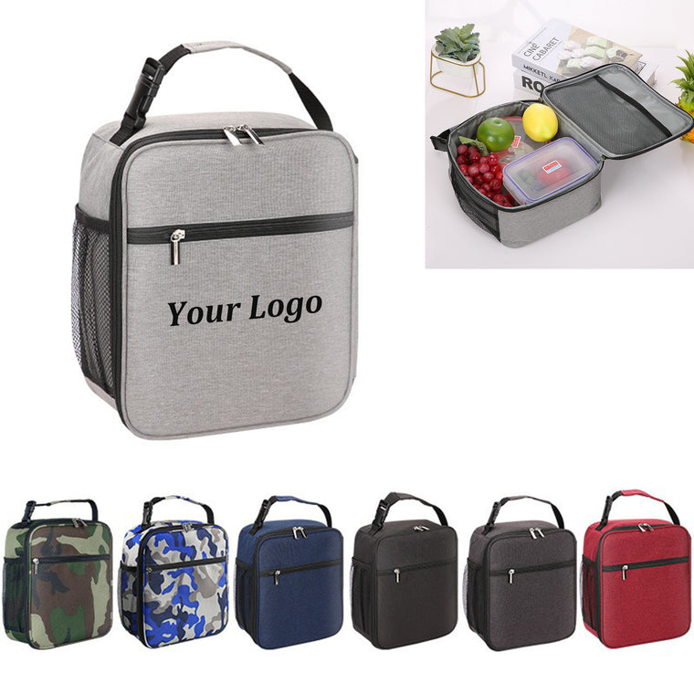 Large Capacity Insulated Portable Lunch Bag