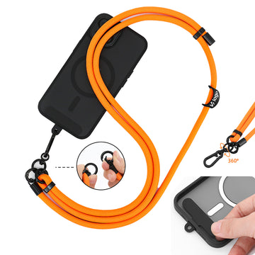 Retractable Polyester Braided Phone Lanyard