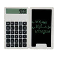 Desk Portable Basic Calculator W/ Erasable Notepad & Stylus