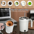 Rechargeable Self Stirring Mug With Temperature Display
