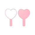 Heart-Shaped Travel Handheld Mirror