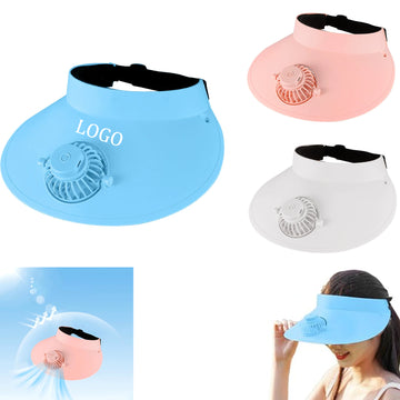 Sun Visor Hat With Fan