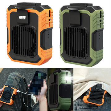 Power Bank + Flash Light + Mini Fan