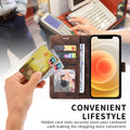 Pu Leather Flip Folio Wallet / Phone Case With Card Holder