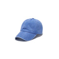 Embroidered Washed Cotton Soft Top Visor Baseball Cap