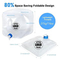 Foldable Portable Water Container With Faucet