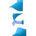 Polyester Empty Top Visor Caps-Full color