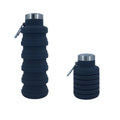 16Oz./6Oz. Collapsible Silicone Water Bottles With Carabiner