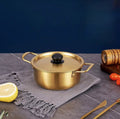 Korean Ramen Cooking Pot with Lid and Double Handle