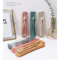 Wheat Straw Portable Cutlery Set