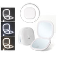 Illuminated 5x Compact Vanity Mirror