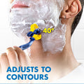 3-Layer Swedish Steel Razor with Lubricating Strips