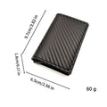 Carbon Fiber RFID Wallet - Auto-Eject