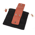 Canvas Leather Foldable Bag for Hiking & Camping