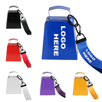 4" Classic Cowbell With Wrist Strap