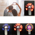 Electric Handheld Fan Flashing