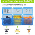 7-Day Pill Organizer With Secure Moisture-Proof Design