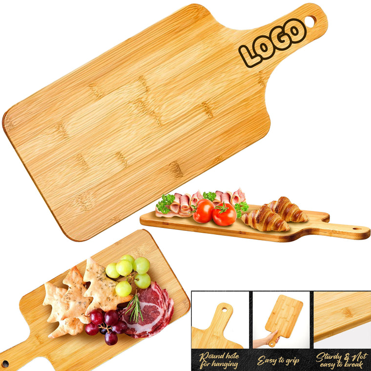 10½''x6'' Bamboo Paddle Shape Cutting Board