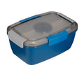 Salad Lunch Container With 4 Compartment Tray