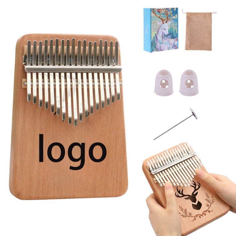 Wooden Kalimba Thumb Piano 17Keys For Kids Beginners