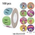 1" Circle Roll Labels