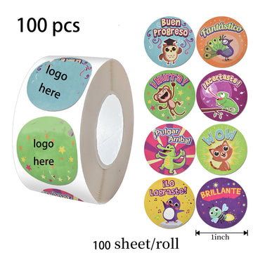 1" Circle Roll Labels