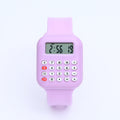 2 In 1 Portable Calculator Watch Unisex Digital Wristwatch