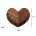 Black Walnut Love Ring Box