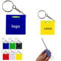 Measuring Tape Keychain With Level