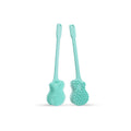 Guitar-Shaped Silicone Long Handle Body Bath Brush