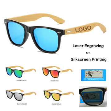 Long Keeper Polarized Bamboo Sunglasses