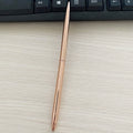 Metal Pen W/ Electroplated Stand Cap, Refillable Slim Body