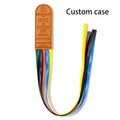 PU Leather Bible Ribbon Bookmark With Colorful Ribbons