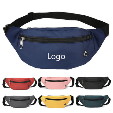 Unisex Portable Travel Nylon Waist Pack