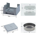 Folding Mini Solid Alcohol Stove Pocket Stove For Camping