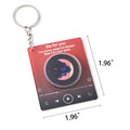 NFC Acrylic Record Keychain