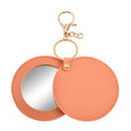 Round Double Sided Makeup Mirror With Keychain