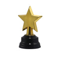 Mini Gold Plastic Star Shaped Trophy Award For Kids Teacher