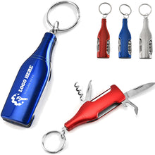 MOQ 50 PCS Multi-function Bottle Opener with Key Ring